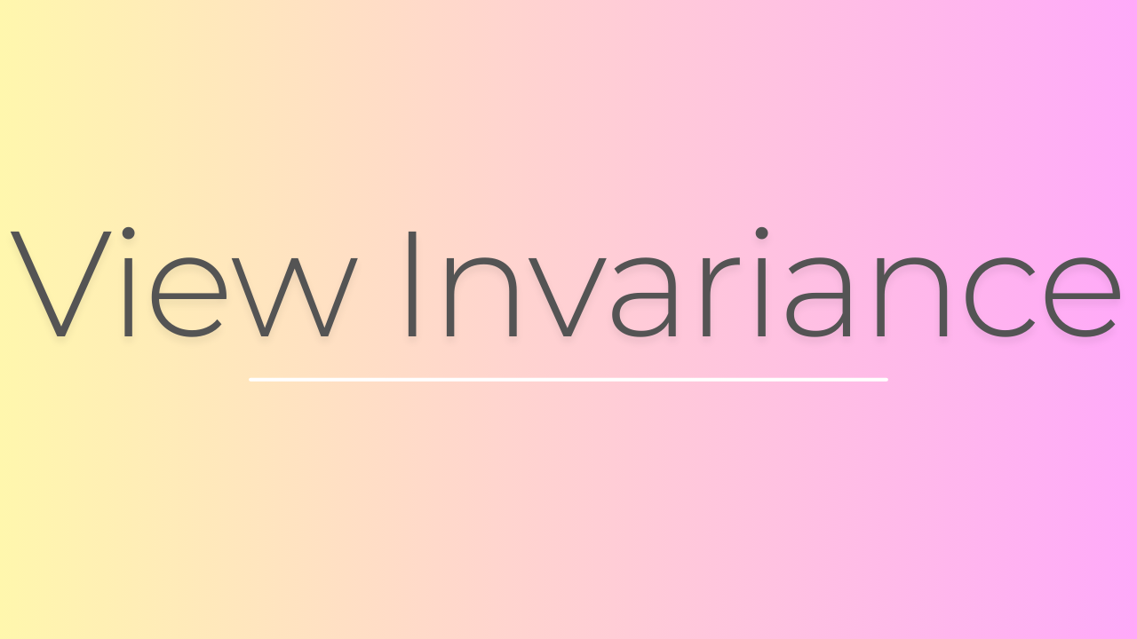 View Invariance